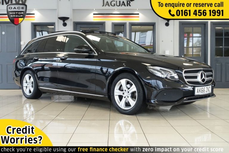 Used 2016 BLACK MERCEDES-BENZ E-CLASS Estate 2.0 E 220 D SE PREMIUM PLUS 5d AUTO 192 BHP DIESEL (reg. 2016-12-10) (Automatic) for sale in Stockport