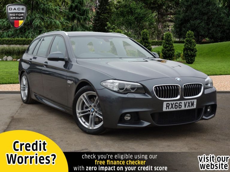 Used 2016 GREY BMW 5 SERIES Estate 2.0 520D M SPORT TOURING 5d AUTO 188 BHP DIESEL (reg. 2016-09-28) (Automatic) for sale in Stockport