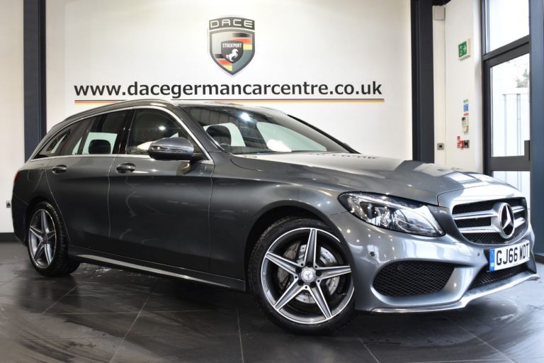 Used 2016 GREY MERCEDES-BENZ C-CLASS Estate 2.1 C220 D AMG LINE 5DR AUTO 170 BHP DIESEL (reg. 2016-10-10) (Automatic) for sale in Stockport