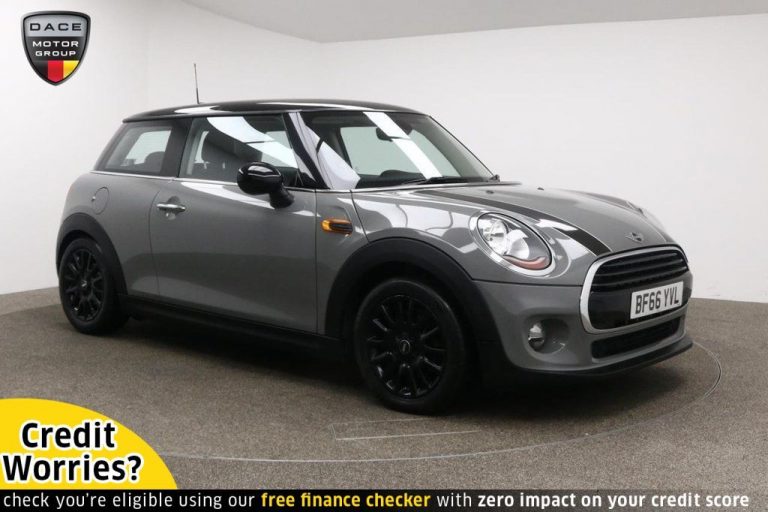 Used 2016 GREY MINI HATCH COOPER Hatchback 1.5 COOPER 3DR 134 BHP PETROL (reg. 2016-09-20) (Automatic) for sale in Stockport