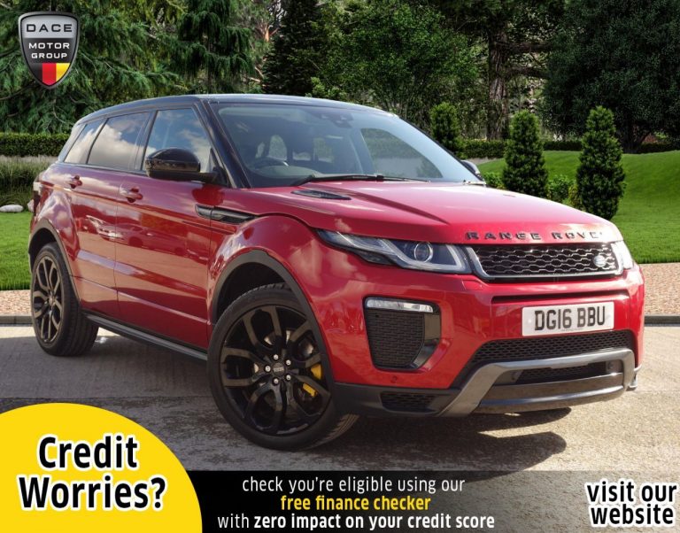 Used 2016 RED LAND ROVER RANGE ROVER EVOQUE Estate 2.0 TD4 HSE DYNAMIC 5d 177 BHP DIESEL (reg. 2016-03-05) (Automatic) for sale in Stockport