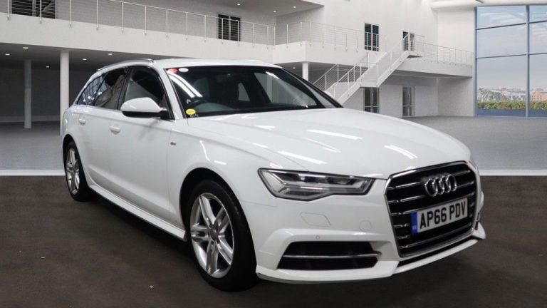Used 2016 WHITE AUDI A6 AVANT Estate 2.0 AVANT TDI ULTRA S LINE 5DR AUTO 188 BHP DIESEL (reg. 2016-10-16) (Automatic) for sale in Stockport