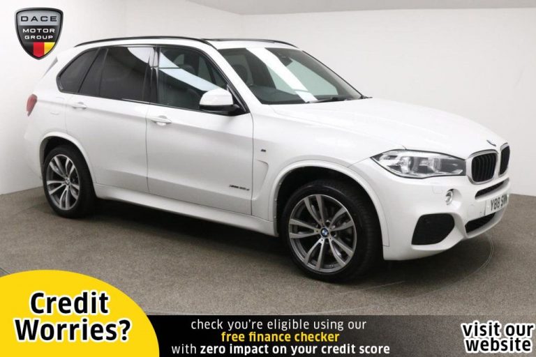 Used 2016 WHITE BMW X5 Estate 3.0 XDRIVE30D M SPORT 5d 255 BHP DIESEL (reg. 2016-03-16) (Automatic) for sale in Stockport