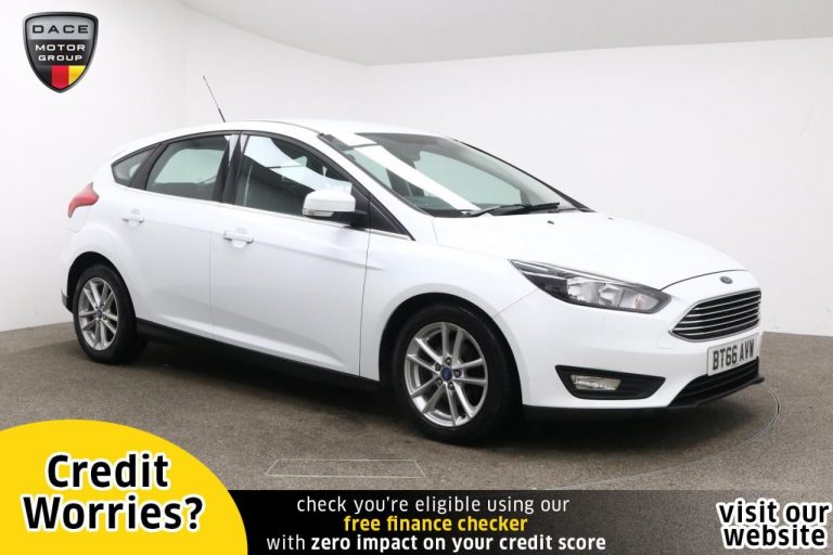 Used 2016 WHITE FORD FOCUS Hatchback 1.5 ZETEC TDCI 5d 118 BHP DIESEL (reg. 2016-12-30) (Automatic) for sale in Stockport