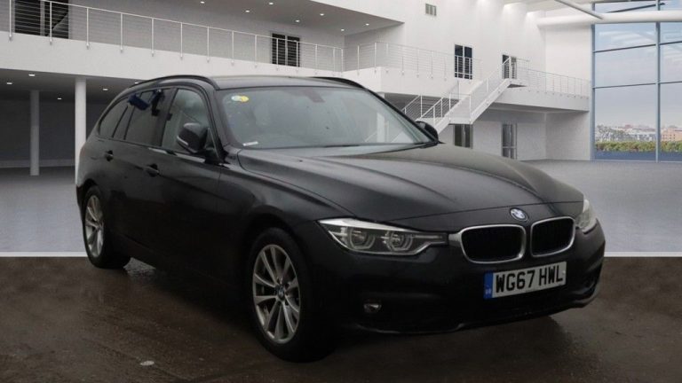 Used 2017 BLACK BMW 3 SERIES Estate 2.0 318D SE TOURING 5DR AUTO 148 BHP DIESEL (reg. 2017-11-16) (Automatic) for sale in Stockport