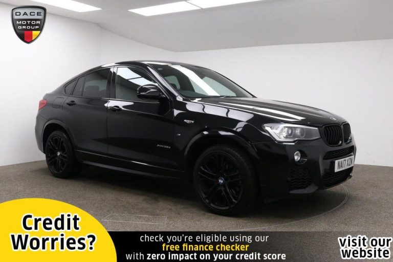 Used 2017 BLACK BMW X4 Coupe 3.0 XDRIVE35D M SPORT 4d AUTO 309 BHP DIESEL (reg. 2017-06-05) (Automatic) for sale in Stockport