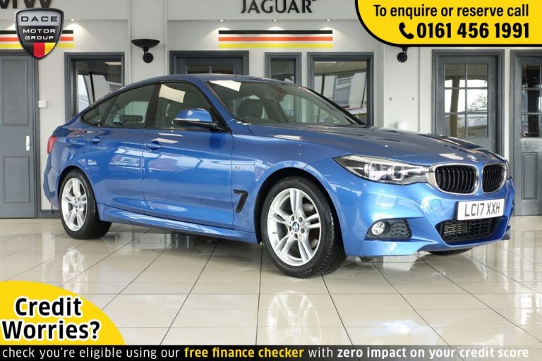 Used 2017 BLUE BMW 3 SERIES GRAN TURISMO Hatchback 2.0 318D M SPORT GRAN TURISMO 5d AUTO 148 BHP DIESEL (reg. 2017-06-23) (Automatic) for sale in Stockport