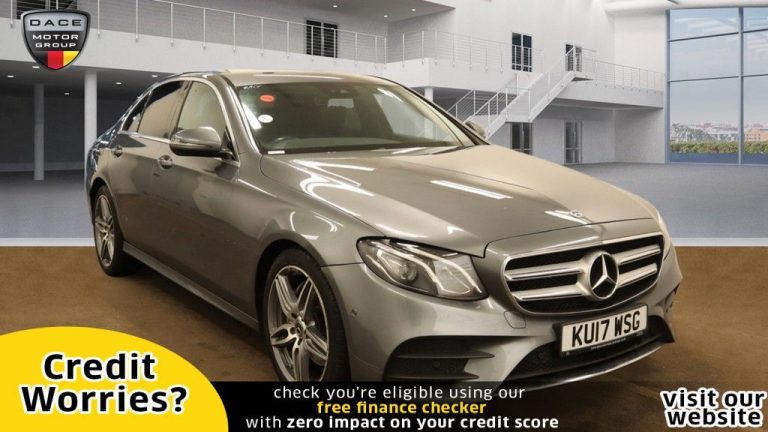Used 2017 GREY MERCEDES-BENZ E-CLASS Saloon 2.0 E 220 D AMG LINE 4d AUTO 192 BHP DIESEL (reg. 2017-07-25) (Automatic) for sale in Stockport