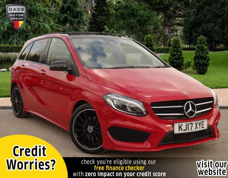 Used 2017 RED MERCEDES-BENZ B-CLASS MPV 2.1 B 200 D AMG LINE PREMIUM PLUS 5d AUTO 134 BHP DIESEL (reg. 2017-06-22) (Automatic) for sale in Stockport