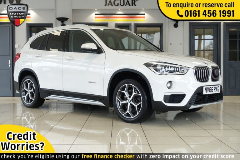 Used 2017 WHITE BMW X1 Estate 2.0 XDRIVE20I XLINE 5d AUTO 189 BHP PETROL (reg. 2017-01-10) (Automatic) for sale in Stockport