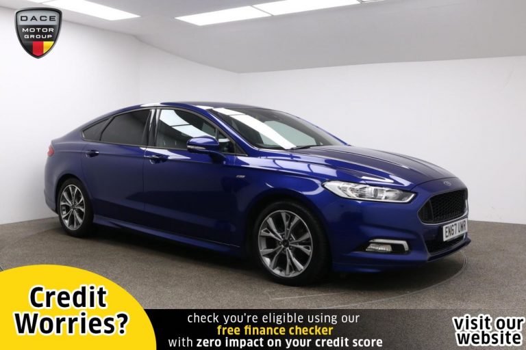 Used 2018 BLUE FORD MONDEO Hatchback 2.0 ST-LINE TDCI 5d AUTO 177 BHP DIESEL (reg. 2018-01-31) (Automatic) for sale in Stockport