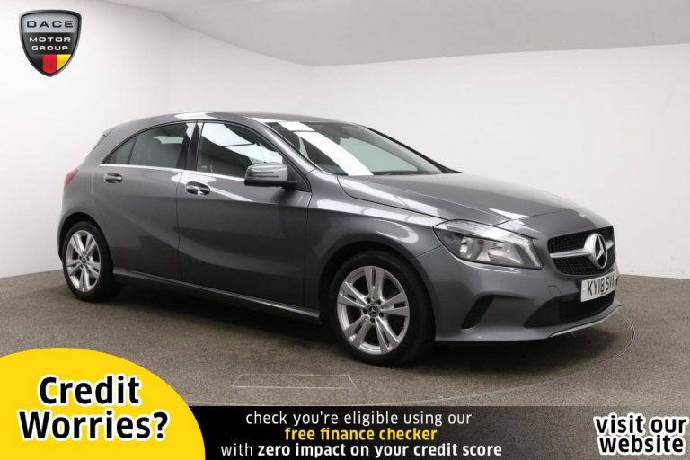 Used 2018 GREY MERCEDES-BENZ A-CLASS Hatchback 2.1 A 200 D SPORT 5d AUTO 134 BHP DIESEL (reg. 2018-03-07) (Automatic) for sale in Stockport