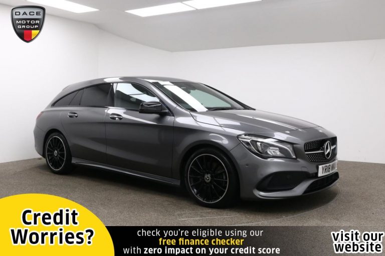 Used 2018 GREY MERCEDES-BENZ CLA Estate 2.1 CLA 220 D 4MATIC AMG LINE 5d AUTO 174 BHP DIESEL (reg. 2018-03-29) (Automatic) for sale in Stockport