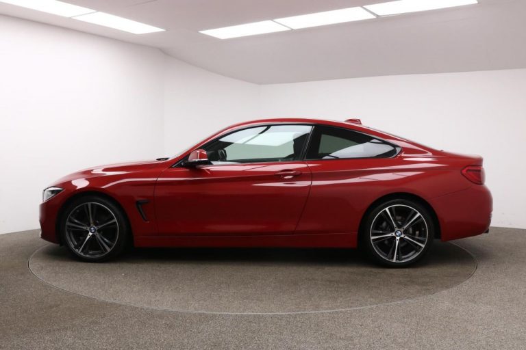 Used 2018 RED BMW 4 SERIES Coupe 2.0 420D SPORT 2d AUTO 188 BHP DIESEL (reg. 2018-03-16) (Automatic) for sale in Stockport