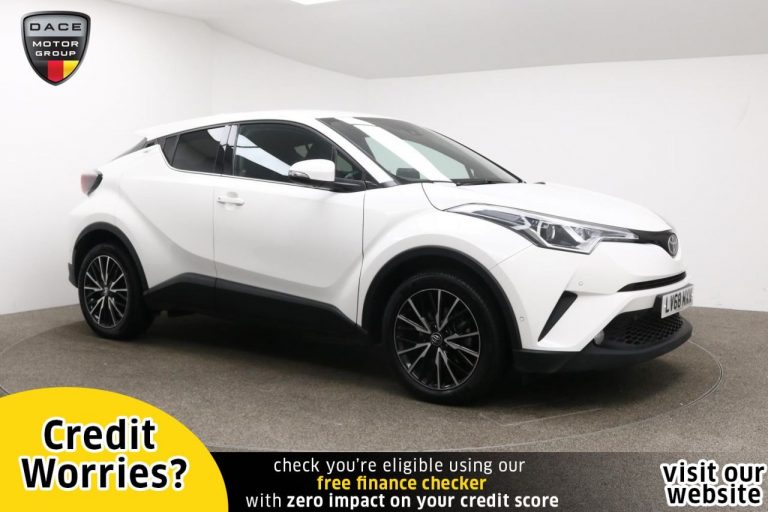Used 2018 WHITE TOYOTA CHR Hatchback 1.2 EXCEL AWD 5d AUTO 114 BHP PETROL (reg. 2018-11-21) (Automatic) for sale in Stockport