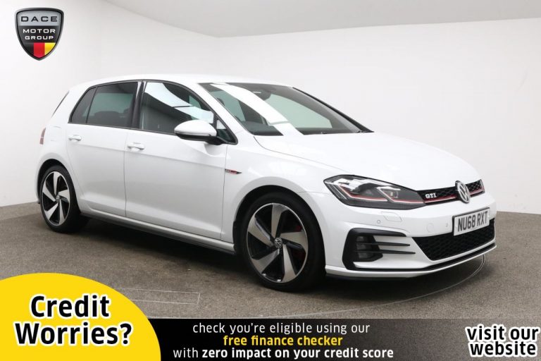 Used 2018 WHITE VOLKSWAGEN GOLF Hatchback 2.0 GTI TSI DSG 5d AUTO 227 BHP PETROL (reg. 2018-10-18) (Automatic) for sale in Stockport