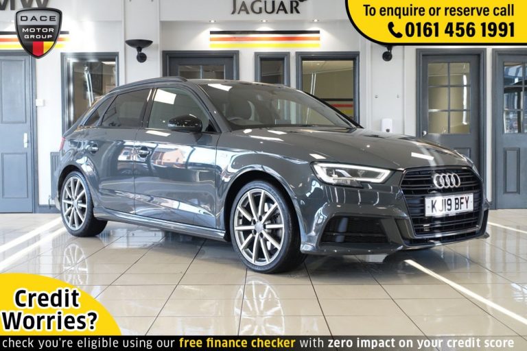 Used 2019 GREY AUDI A3 Hatchback 2.0 SPORTBACK TDI BLACK EDITION 5d AUTO 148 BHP DIESEL (reg. 2019-05-23) (Automatic) for sale in Stockport