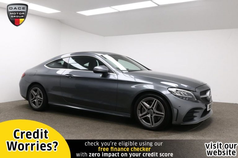 Used 2019 GREY MERCEDES-BENZ C CLASS Coupe C 300 AMG LINE AUTO PETROL (reg. 2019-05-31) (Automatic) for sale in Stockport