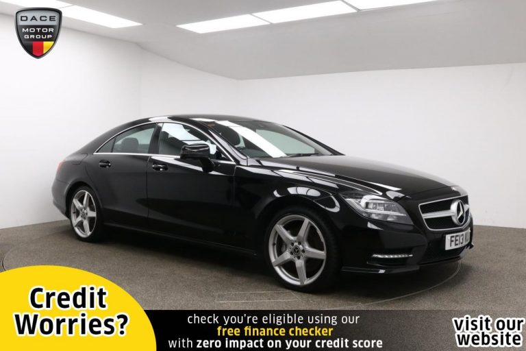 Used 2013 BLACK MERCEDES-BENZ CLS CLASS Coupe 3.0 CLS350 CDI BLUEEFFICIENCY AMG SPORT 4d 265 BHP DIESEL (reg. 2013-03-19) (Automatic) for sale in Stockport