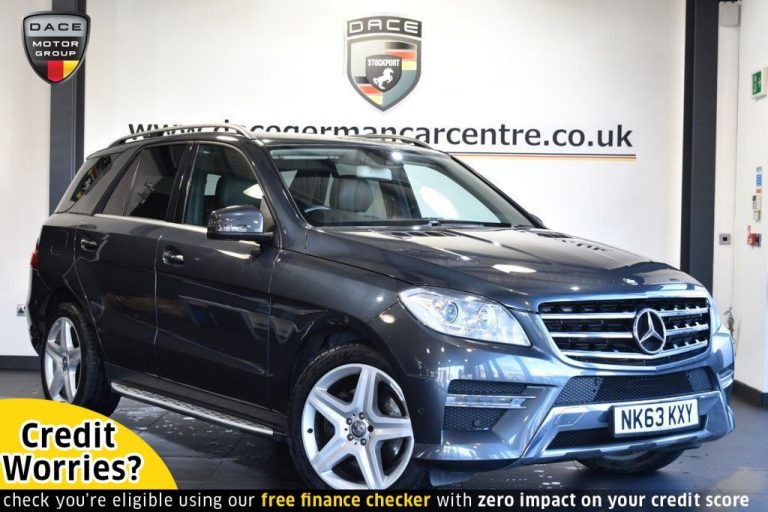 Used 2013 GREY MERCEDES-BENZ M-CLASS Estate 2.1 ML250 BLUETEC AMG SPORT 5DR 204 BHP DIESEL (reg. 2013-09-19) (Automatic) for sale in Stockport