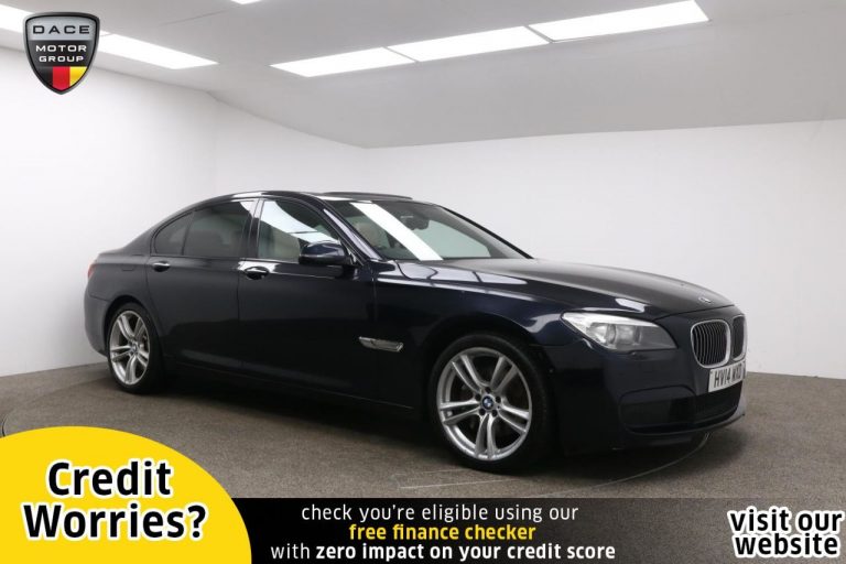 Used 2014 BLACK BMW 7 SERIES Saloon 3.0 730D M SPORT 4d AUTO 255 BHP DIESEL (reg. 2014-04-11) (Automatic) for sale in Stockport
