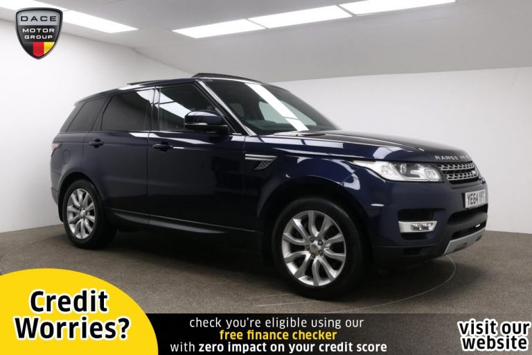 Used 2014 BLUE LAND ROVER RANGE ROVER SPORT Estate 3.0 SDV6 HSE 5d AUTO 288 BHP DIESEL (reg. 2014-11-28) (Automatic) for sale in Stockport