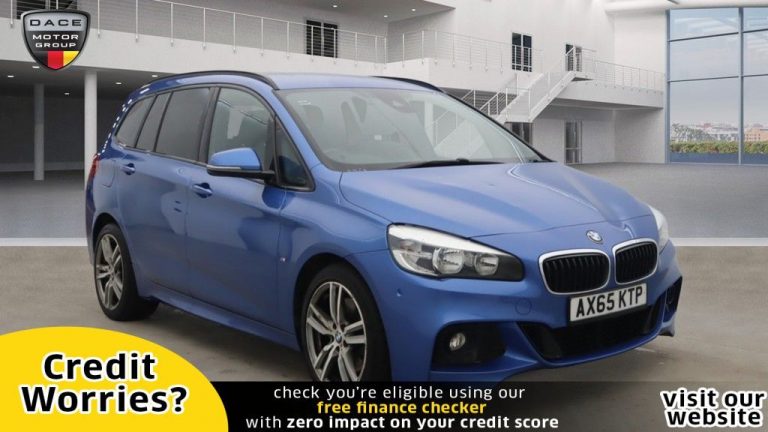 Used 2015 BLUE BMW 2 SERIES MPV 2.0 220D XDRIVE M SPORT GRAN TOURER 5d AUTO 188 BHP DIESEL (reg. 2015-12-01) (Automatic) for sale in Stockport