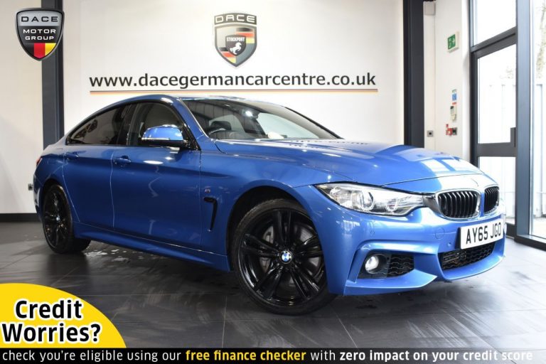 Used 2015 BLUE BMW 4 SERIES GRAN COUPE Coupe 3.0 435D XDRIVE M SPORT GRAN COUPE 4DR AUTO 309 BHP DIESEL (reg. 2015-09-30) (Automatic) for sale in Stockport