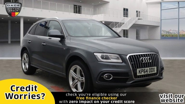 Used 2015 GREY AUDI Q5 Estate 2.0 TDI QUATTRO S LINE PLUS 5d AUTO 175 BHP DIESEL (reg. 2015-02-16) (Automatic) for sale in Stockport