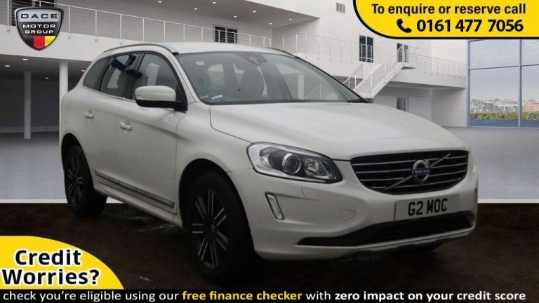 Used 2015 WHITE VOLVO XC60 Estate 2.4 D4 SE LUX NAV AWD 5d AUTO 187 BHP DIESEL (reg. 2015-09-18) (Automatic) for sale in Stockport