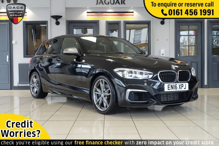 Used 2016 BLACK BMW 1 SERIES Hatchback 3.0 M135I 5d AUTO 322 BHP PETROL (reg. 2016-06-23) (Automatic) for sale in Stockport
