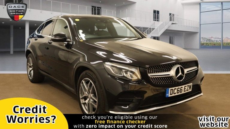 Used 2016 BLACK MERCEDES-BENZ GLC-CLASS Coupe 2.1 GLC 220 D 4MATIC AMG LINE PREMIUM 4d AUTO 168 BHP DIESEL (reg. 2016-11-22) (Automatic) for sale in Stockport