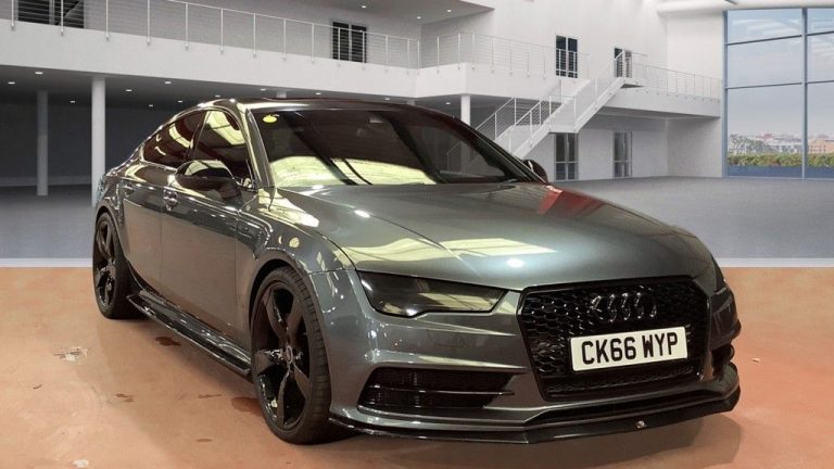 Used 2016 GREY AUDI A7 Hatchback 3.0 SPORTBACK TDI QUATTRO BLACK EDITION 5d AUTO 315 BHP DIESEL (reg. 2016-11-29) (Automatic) for sale in Stockport