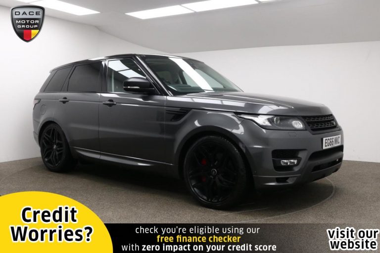 Used 2016 GREY LAND ROVER RANGE ROVER SPORT Estate 3.0 SDV6 AUTOBIOGRAPHY DYNAMIC 5d AUTO 306 BHP DIESEL (reg. 2016-12-23) (Automatic) for sale in Stockport