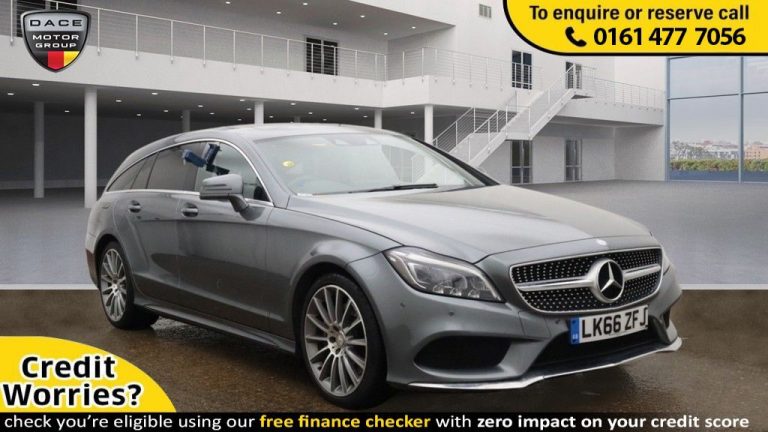 Used 2016 GREY MERCEDES-BENZ CLS CLASS Estate 3.0 CLS350 D AMG LINE PREMIUM 5d AUTO 255 BHP DIESEL (reg. 2016-09-21) (Automatic) for sale in Stockport