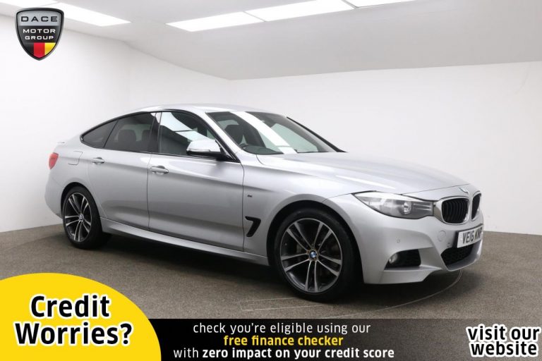 Used 2016 SILVER BMW 3 SERIES GRAN TURISMO Hatchback 3.0 335D XDRIVE M SPORT GRAN TURISMO 5d AUTO 309 BHP DIESEL (reg. 2016-06-15) (Automatic) for sale in Stockport