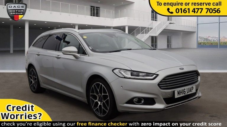 Used 2016 SILVER FORD MONDEO Estate 2.0 TITANIUM TDCI 5d AUTO 177 BHP DIESEL (reg. 2016-08-30) (Automatic) for sale in Stockport