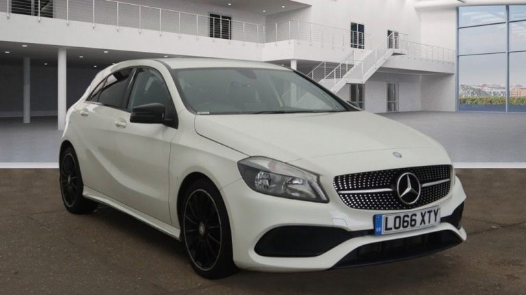 Used 2016 WHITE MERCEDES-BENZ A-CLASS Hatchback 2.1 A 220 D AMG LINE 5DR AUTO 174 BHP DIESEL (reg. 2016-12-08) (Automatic) for sale in Stockport