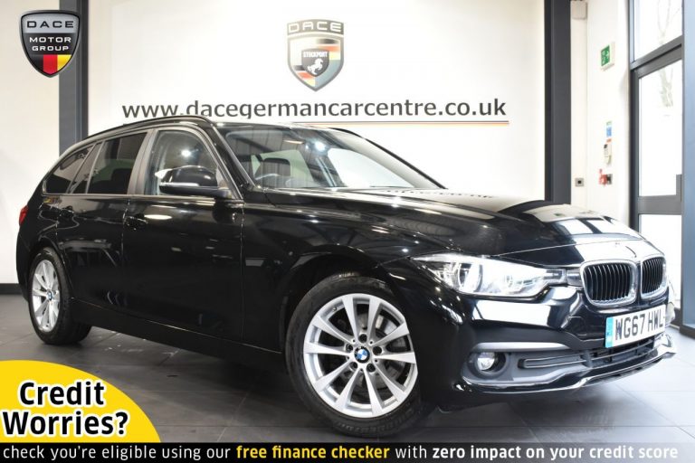 Used 2017 BLACK BMW 3 SERIES Estate 2.0 318D SE TOURING 5DR AUTO 148 BHP DIESEL (reg. 2017-11-16) (Automatic) for sale in Stockport
