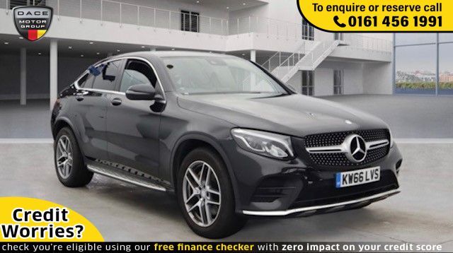 Used 2017 BLACK MERCEDES-BENZ GLC-CLASS 4x4 2.1 GLC 220 D 4MATIC AMG LINE PREMIUM PLUS 4d AUTO 168 BHP DIESEL (reg. 2017-01-31) (Automatic) for sale in Stockport