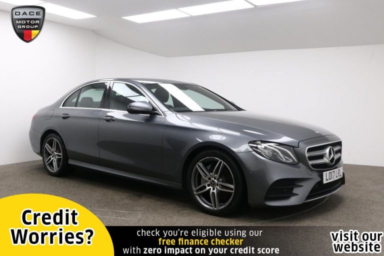 Used 2017 GREY MERCEDES-BENZ E-CLASS Saloon 2.0 E 220 D AMG LINE 4d AUTO 192 BHP DIESEL (reg. 2017-06-14) (Automatic) for sale in Stockport