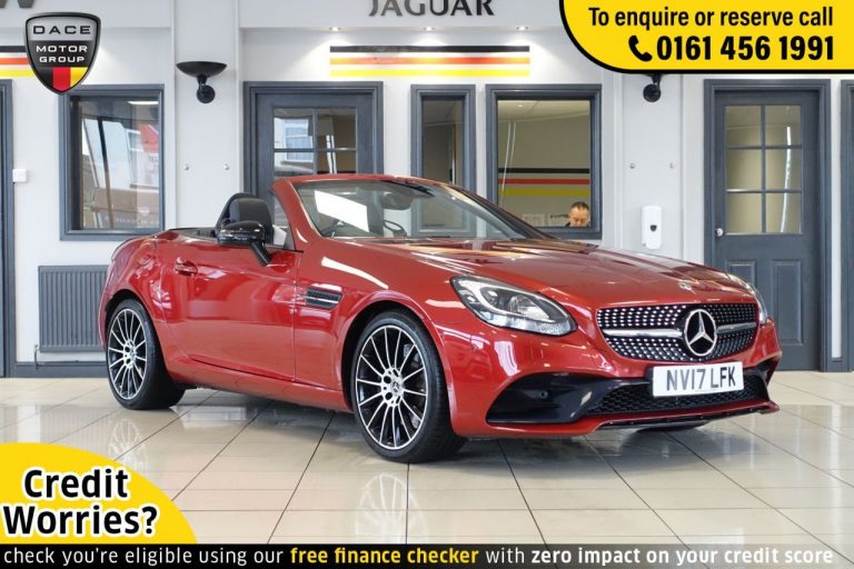 Used 2017 RED MERCEDES-BENZ SLC Convertible 2.0 SLC 200 AMG LINE 2d AUTO 181 BHP PETROL (reg. 2017-06-13) (Automatic) for sale in Stockport