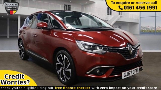 Used 2017 RED RENAULT SCENIC MPV 1.5 SIGNATURE NAV DCI EDC 5d AUTO 109 BHP DIESEL (reg. 2017-09-26) (Automatic) for sale in Stockport