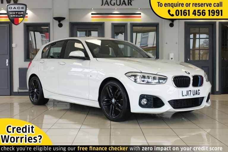 Used 2017 WHITE BMW 1 SERIES Hatchback 1.5 118I M SPORT 5d AUTO 134 BHP PETROL (reg. 2017-03-20) (Automatic) for sale in Stockport