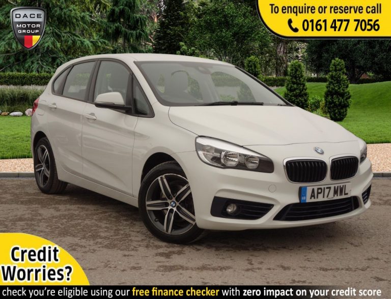 Used 2017 WHITE BMW 2 SERIES ACTIVE TOURER Hatchback 2.0 218D SPORT ACTIVE TOURER 5d AUTO 148 BHP DIESEL (reg. 2017-06-30) (Automatic) for sale in Stockport