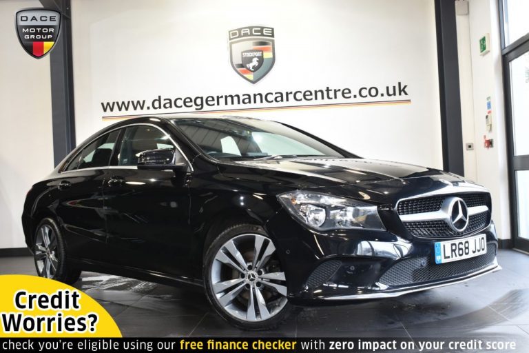 Used 2018 BLACK MERCEDES-BENZ CLA Coupe 2.1 CLA 220 D SPORT 4DR AUTO 174 BHP DIESEL (reg. 2018-09-30) (Automatic) for sale in Stockport