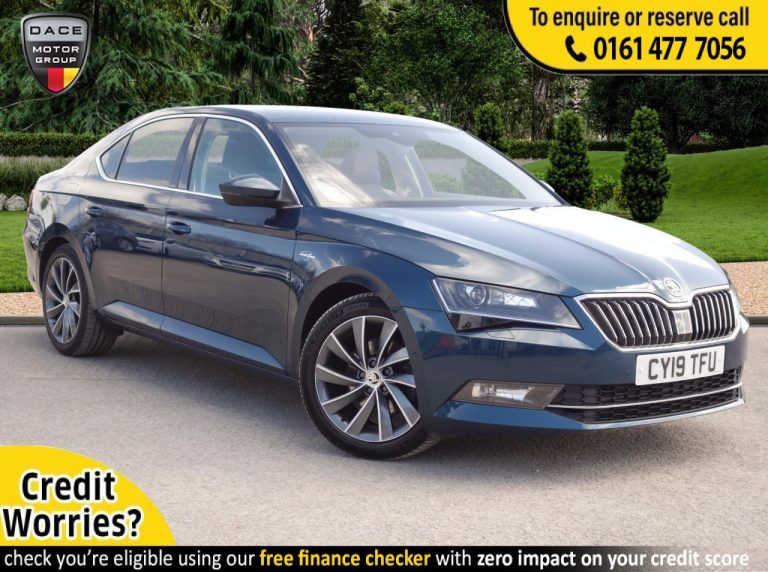 Used 2019 BLUE SKODA SUPERB Hatchback 2.0 LAURIN AND KLEMENT TDI DSG 5d AUTO 148 BHP DIESEL (reg. 2019-07-02) (Automatic) for sale in Stockport