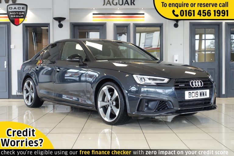 Used 2019 GREY AUDI A4 Saloon 2.0 TDI QUATTRO BLACK EDITION 4d AUTO 188 BHP DIESEL (reg. 2019-05-30) (Automatic) for sale in Stockport