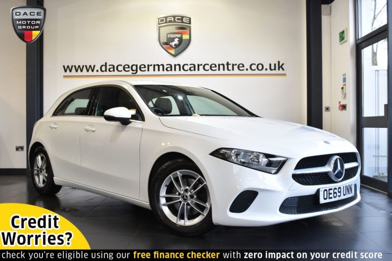 Used 2020 WHITE MERCEDES-BENZ A-CLASS Hatchback 1.5 A 180 D SE 5DR AUTO 114 BHP DIESEL (reg. 2020-02-19) (Automatic) for sale in Stockport