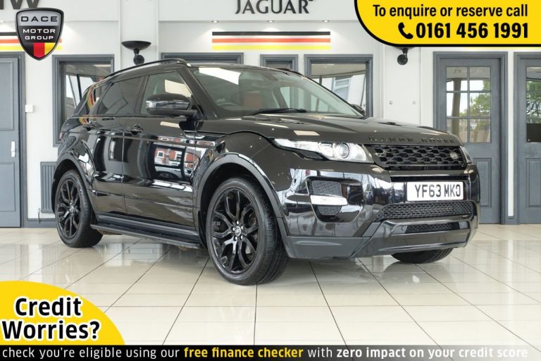 Used 2013 BLACK LAND ROVER RANGE ROVER EVOQUE SUV 2.2 SD4 DYNAMIC 5d 190 BHP DIESEL (reg. 2013-11-27) (Automatic) for sale in Stockport